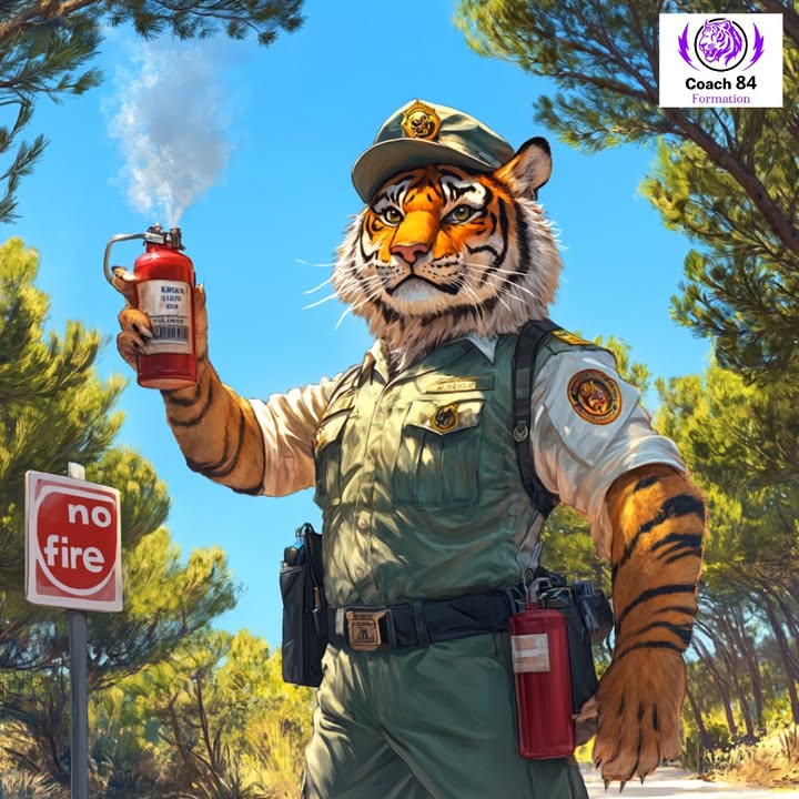 🐯🔥🌲 On anticipe, ...