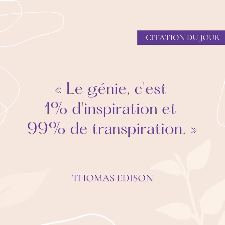 🐯✨ « Le génie, c'est...