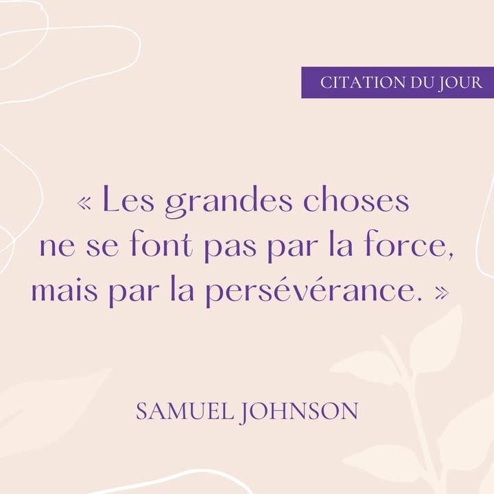 🐯✨ « Les grandes choses...