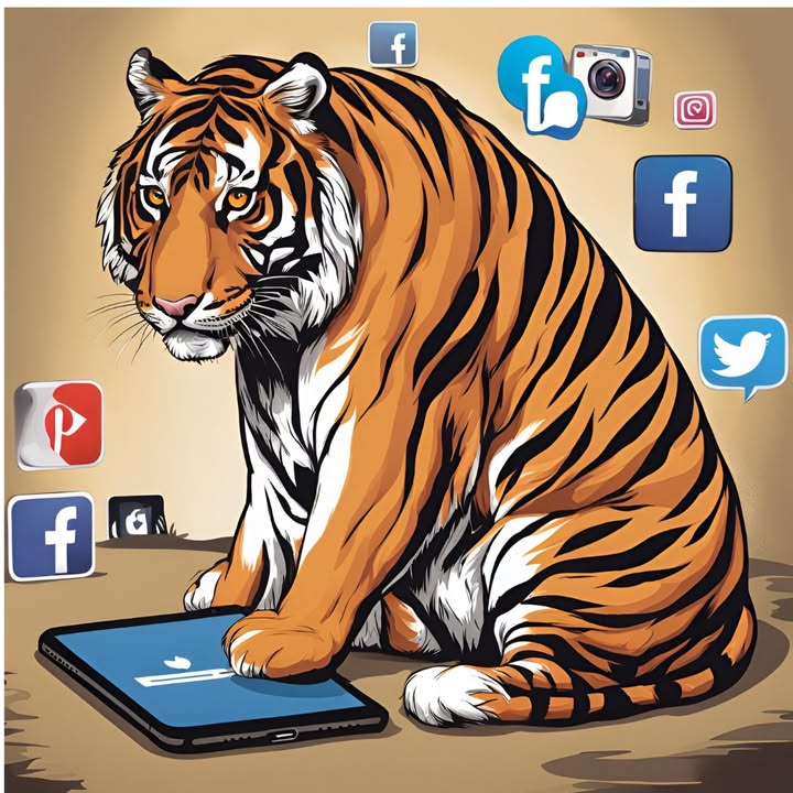 🐯✨📲 Faites briller...