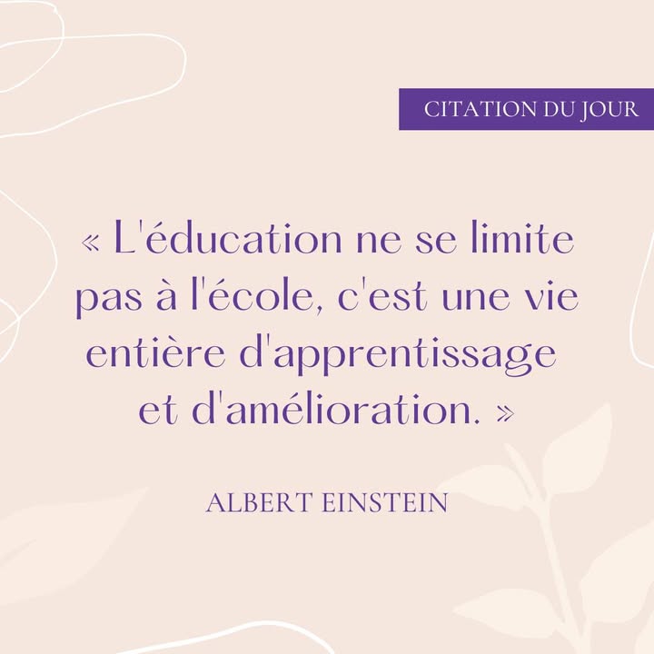 🐯✨ "L'éducation ne ...